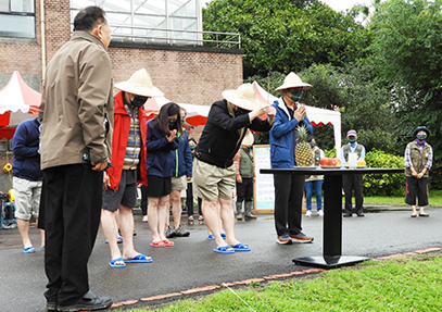 祭天儀式由管校長擔任主祭官